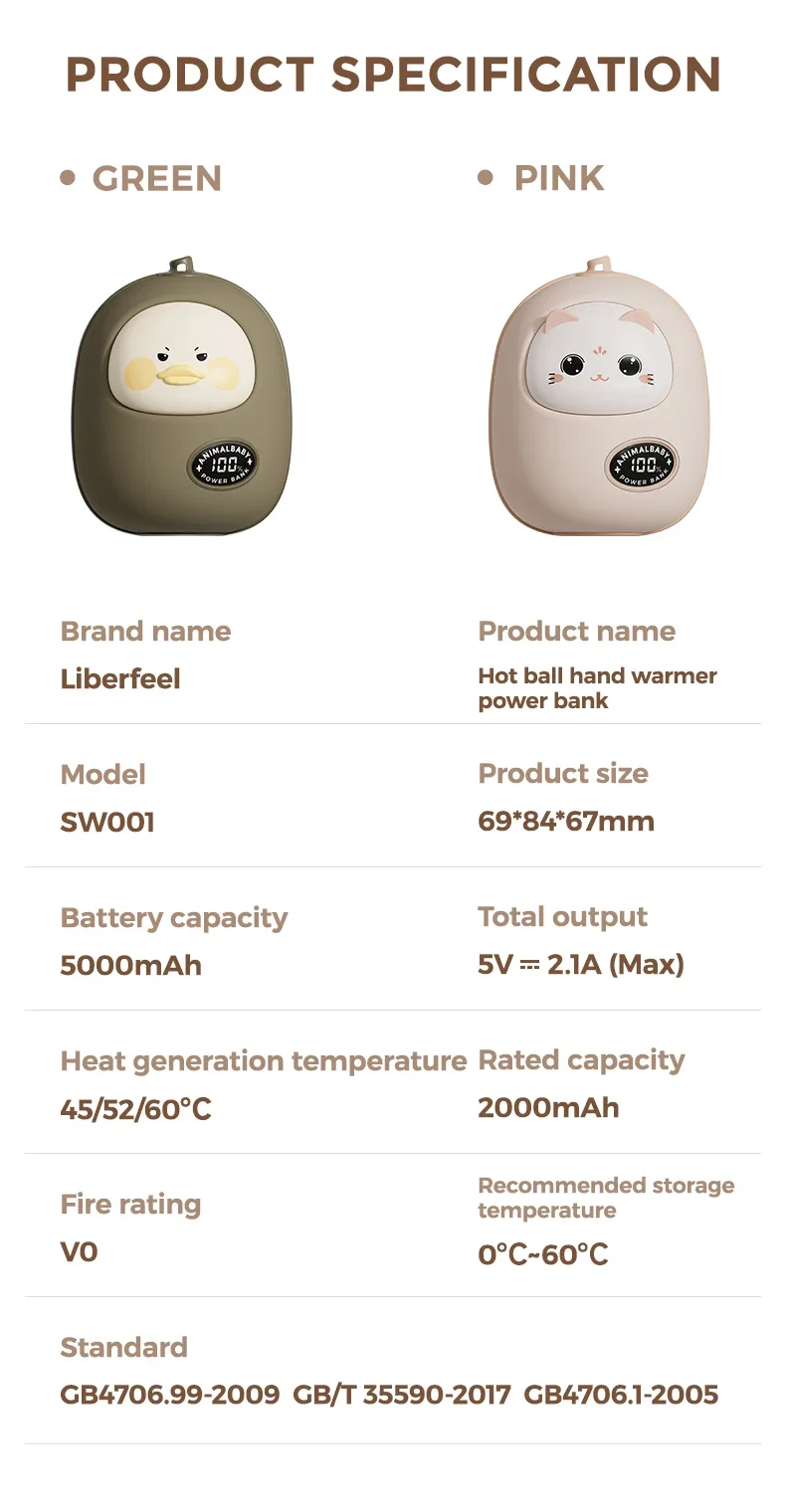 Hand Warmer, 5000MAH, Portable - detail 26