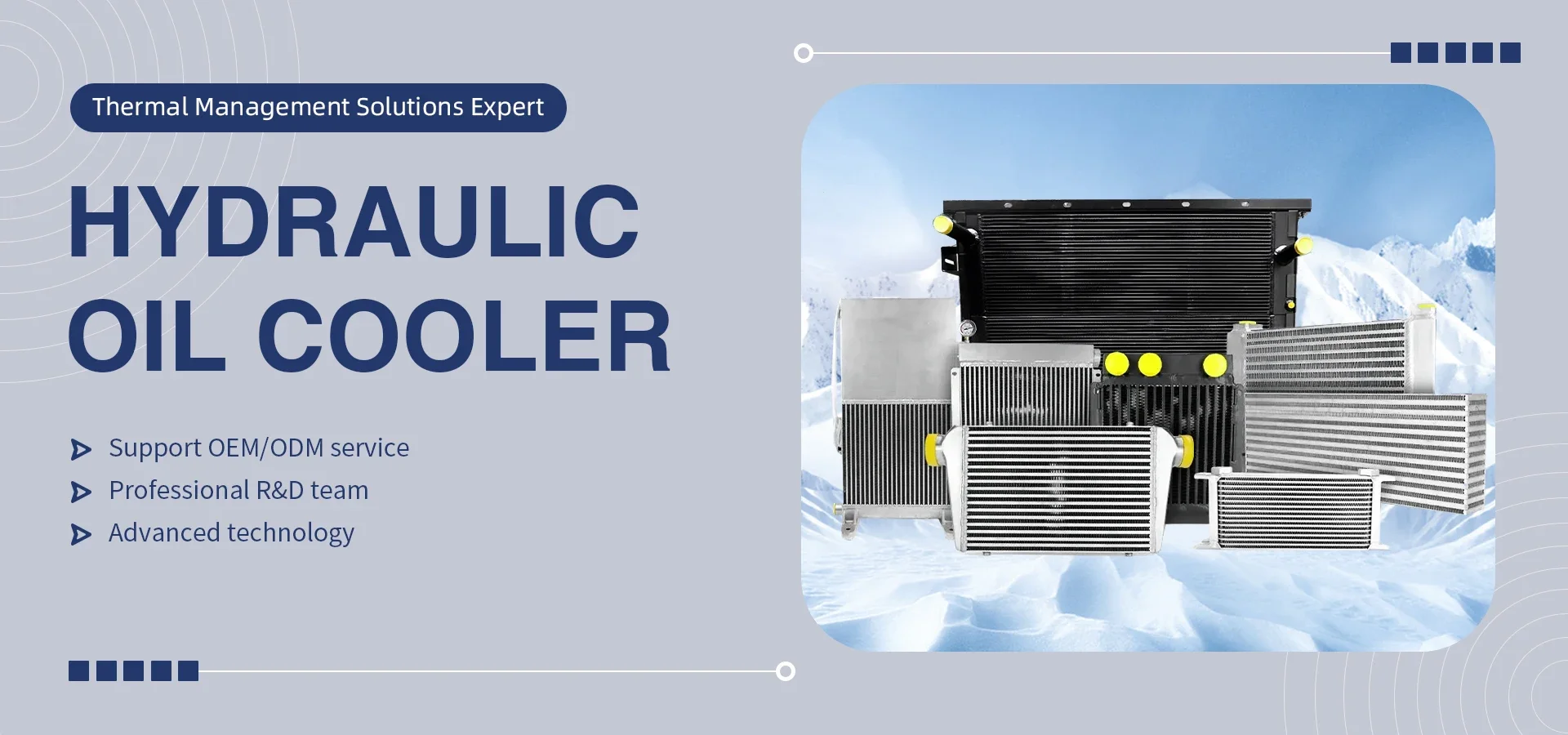 Aftercooler Oil-air Air Cooler, Aluminum, 220v, 4.4kg - detail 2