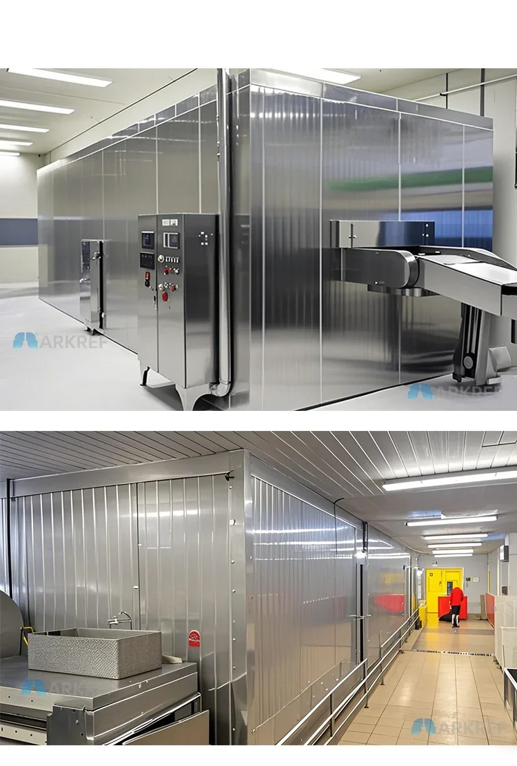 Factory Iqf Tunnel Freezer, 220V, 2.25kw(3.02hp) - detail 8