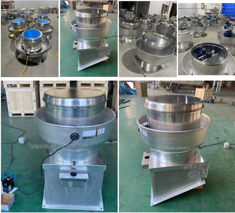 Centrifugal Roof Extractor, Aluminum, 110 V, Electric - detail 2