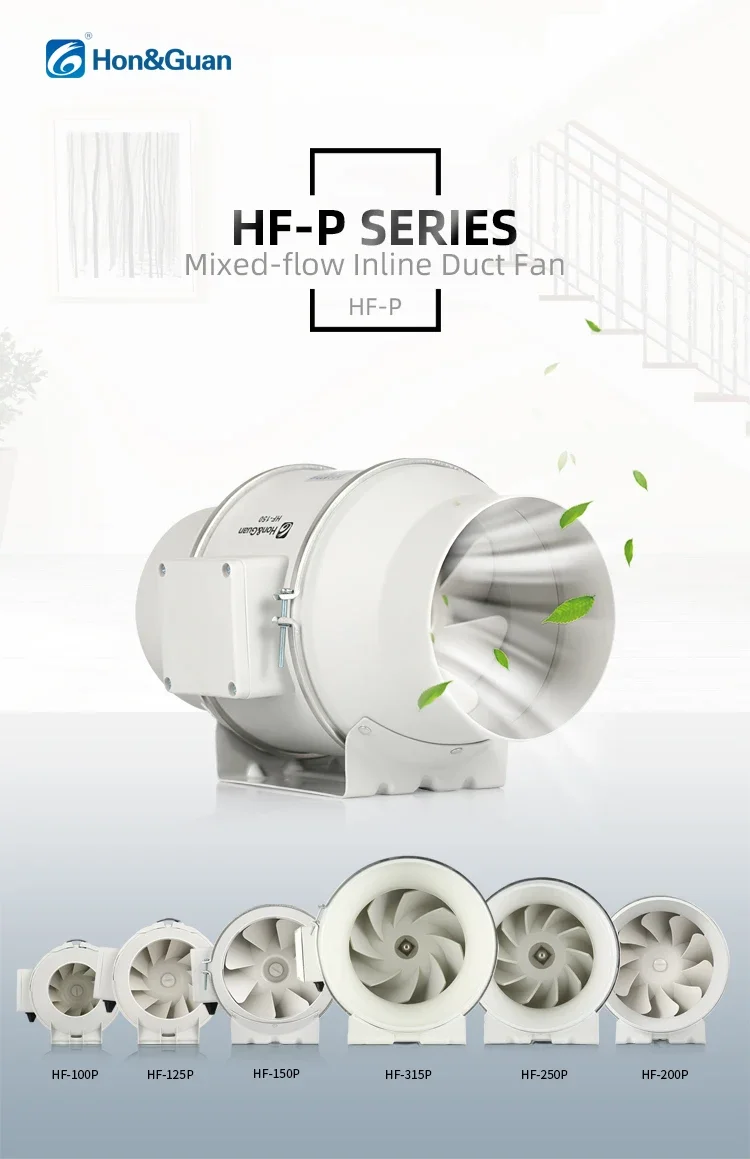 Fan, Inline, 220~240V, 198m³ - detail 10