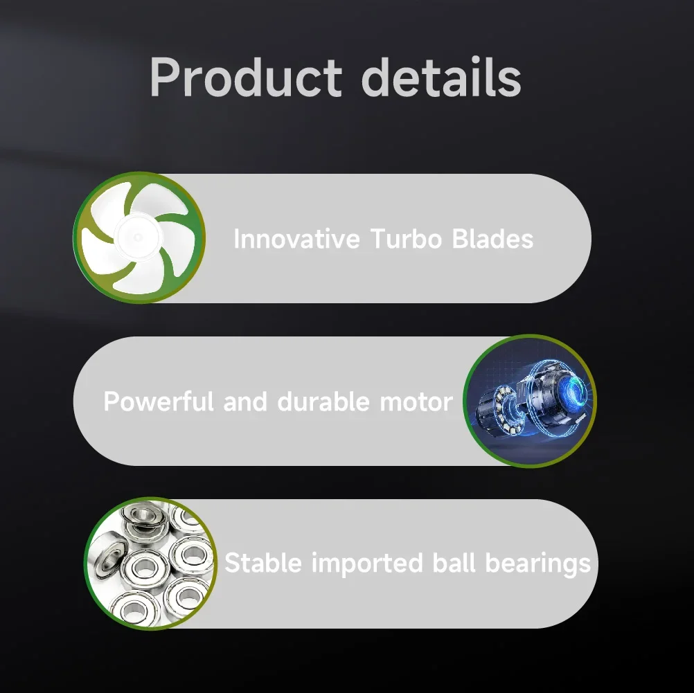 Lamjie Cooing Fan, 3-Speed, Plastic - detail 10
