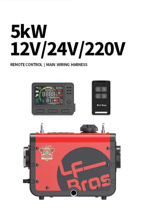 Diesel Heater, N2, 12V/24V/220V, 5KW - detail 20