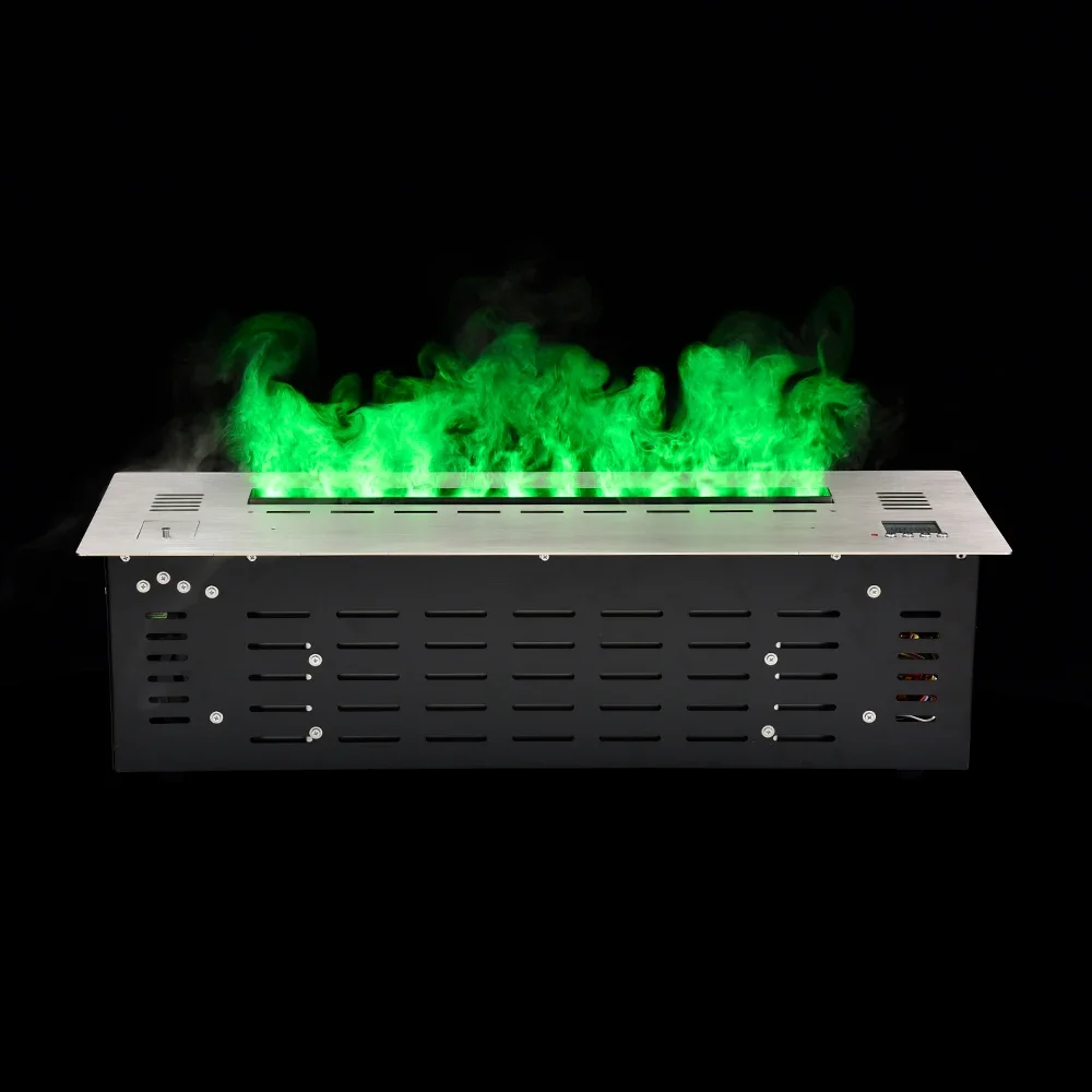Electric Fireplace, 800-2000mm, 3D, Steel - detail 24