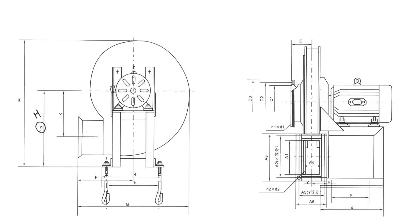 Centrifugal Fan, 380V, 9-19-4A - detail 10