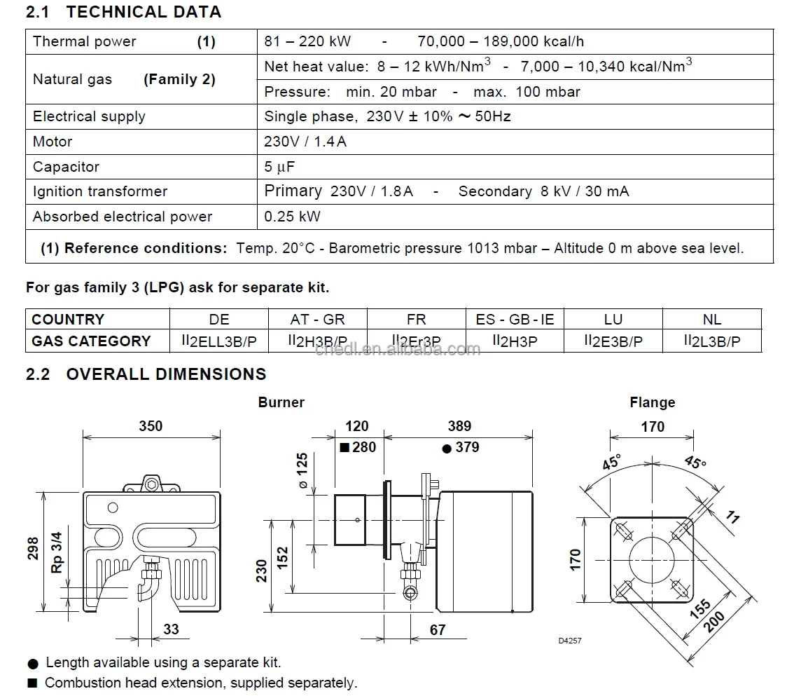 Single-stage Gas Industrial Boiler, FS20, Metal, Gas Burner - detail 6