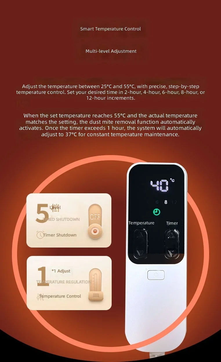Far Infrared Heating Blanket, 24V, USB - detail 16