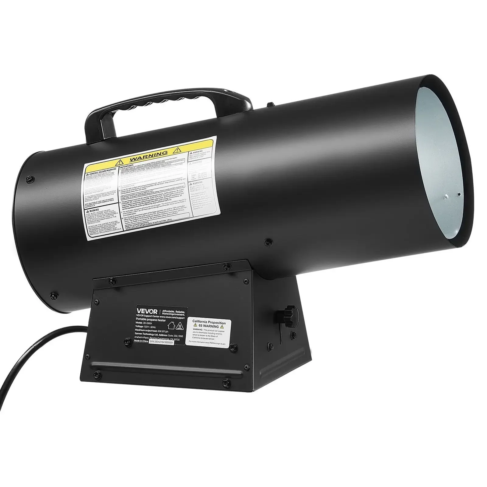 Forced Air Propane Heater, Portable, 60000BTU - detail 2