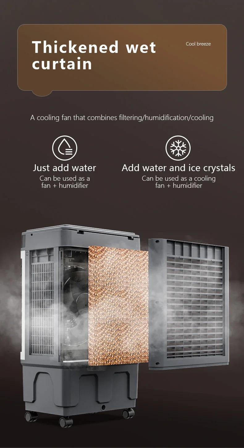 Water Tank Air Cooler, Portable, 30L - detail 26