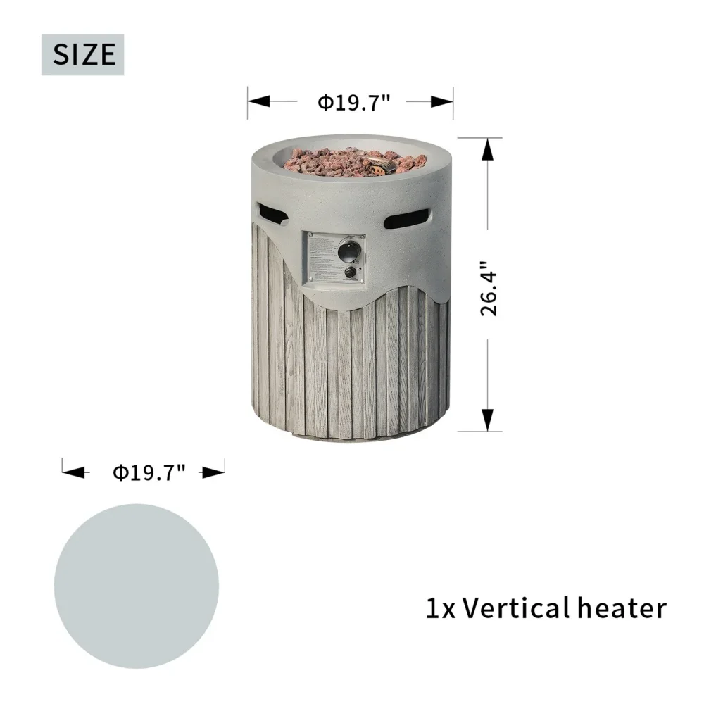 Patio Heater, Portable, Magnesium Oxide, Gargen Furniture - detail 26