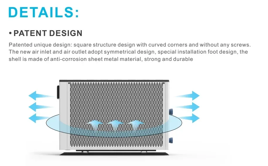 Air Source Heat Pump, R32, Inverter, 5kw, 7kw - detail 6