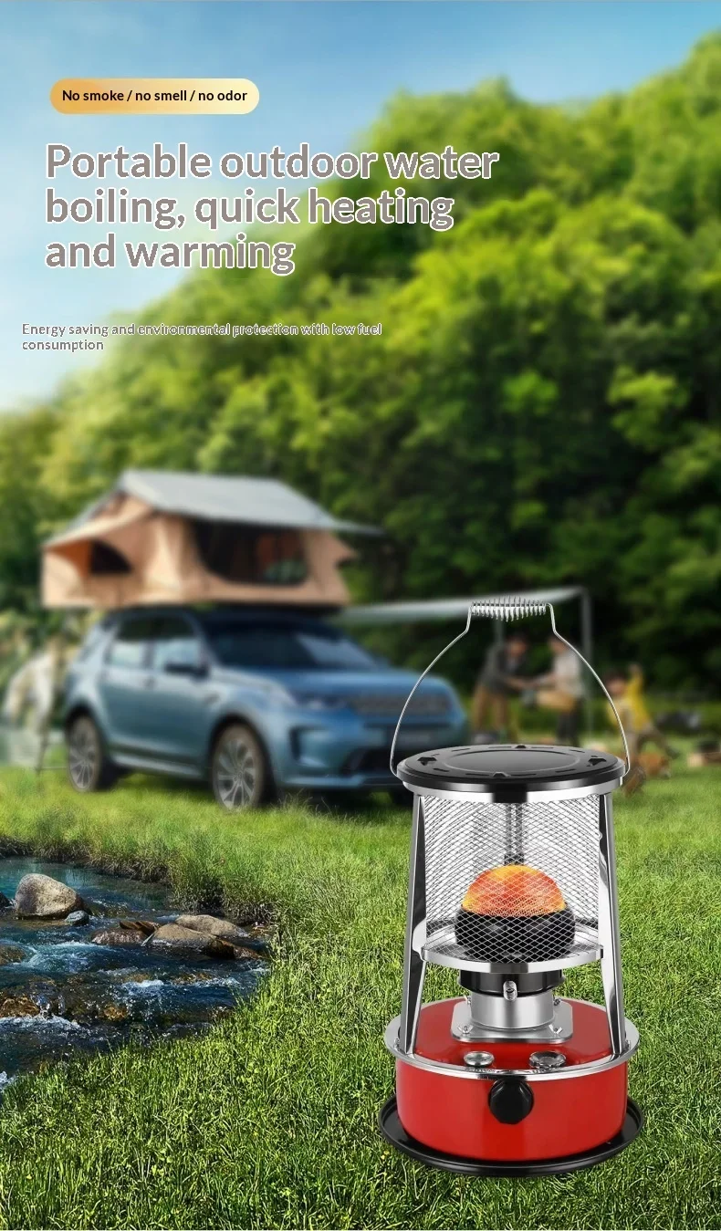 Steel Kerosene Heater, Stainless, H085-5KG, Portable - detail 18