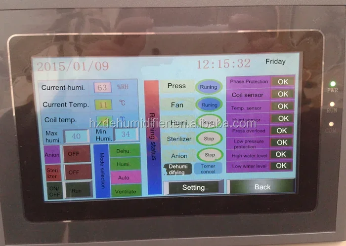 Temperature Machine Dehumidifier, 230V 380V 460V, 3kw(4.02hp) - detail 12