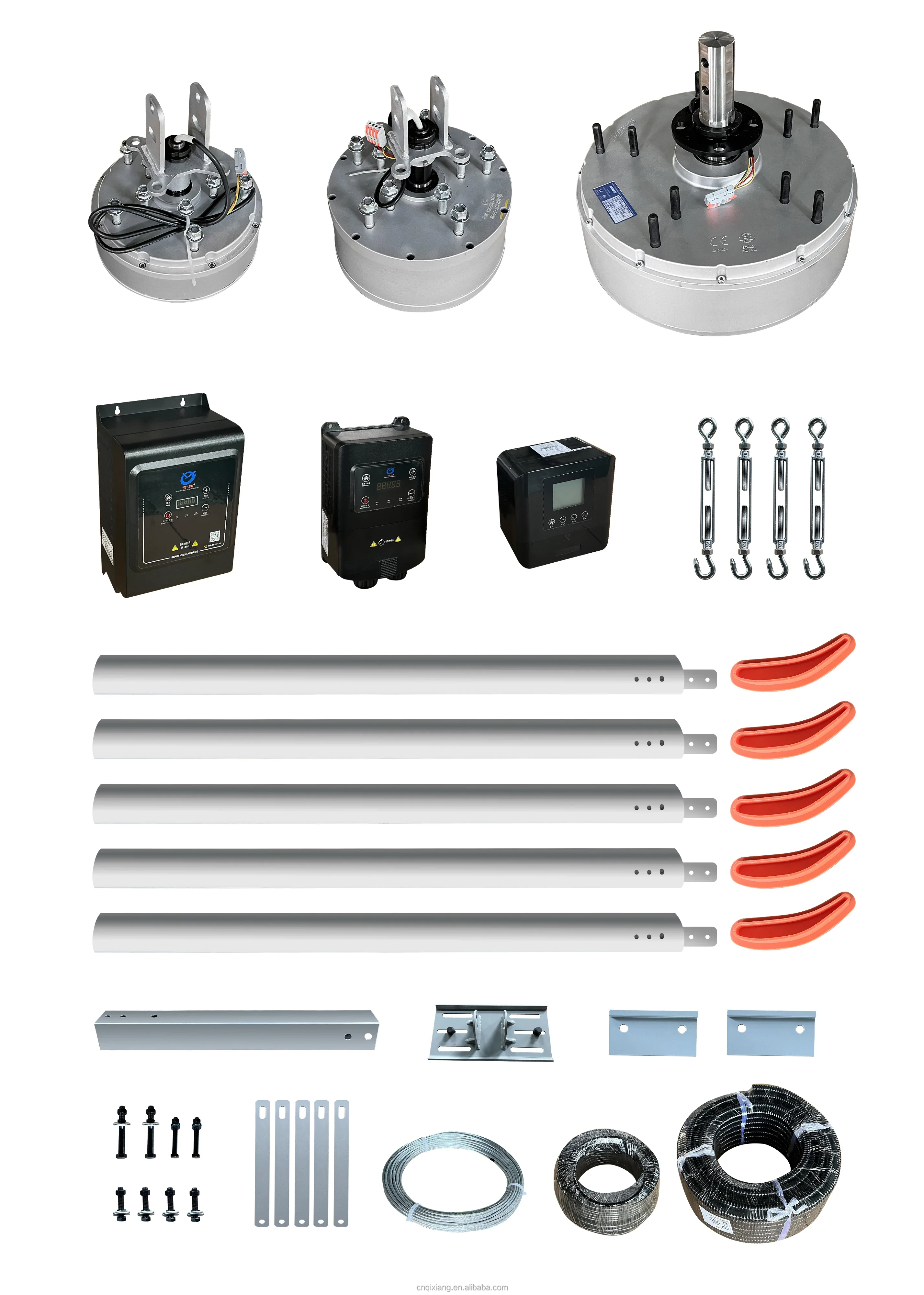 Blades Industrial Hvs Fan, 10ft, 3m, Aluminum, HVLS - detail 38