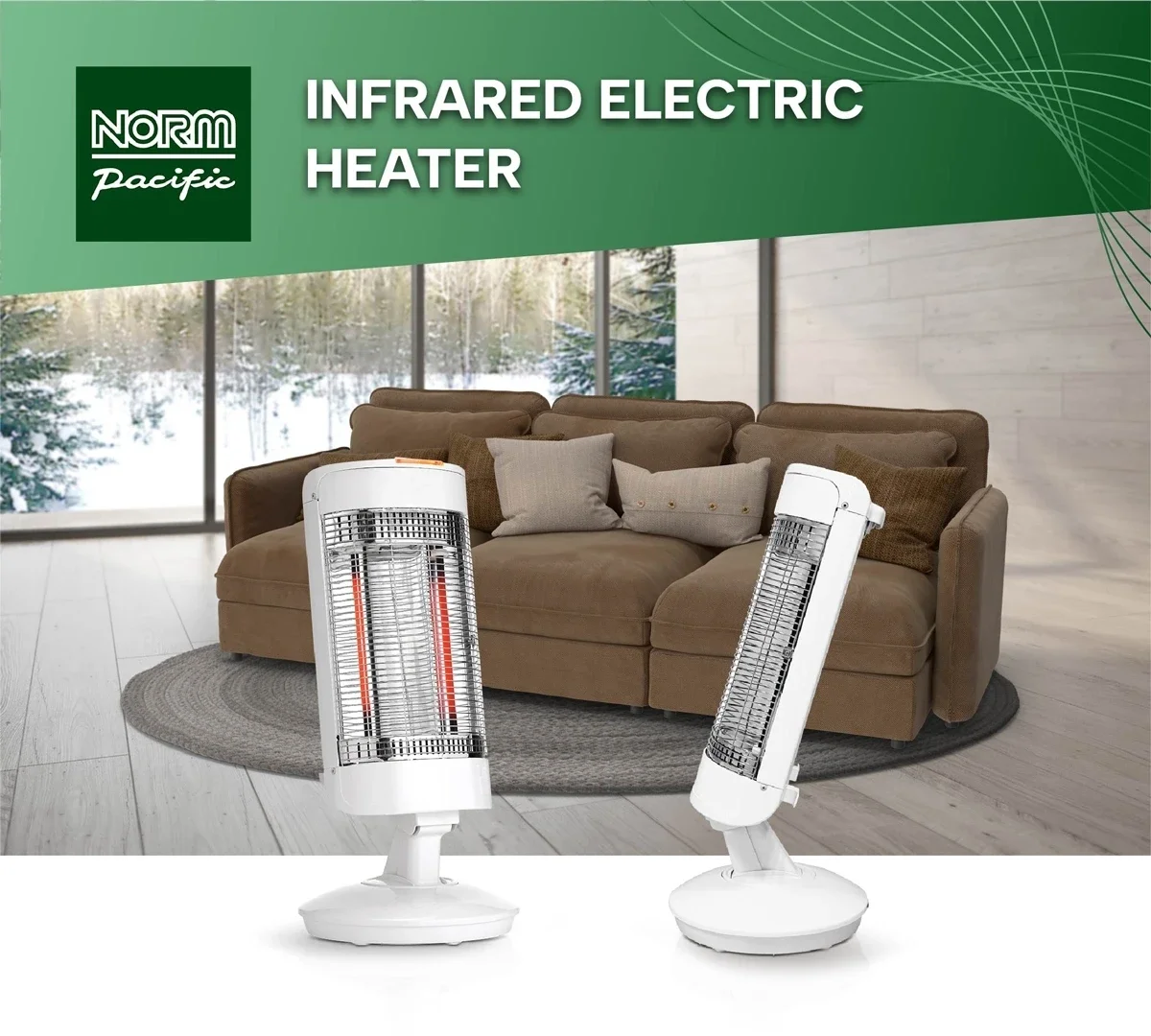 Freestanding Infrared Heater, Electric, HA - detail 4