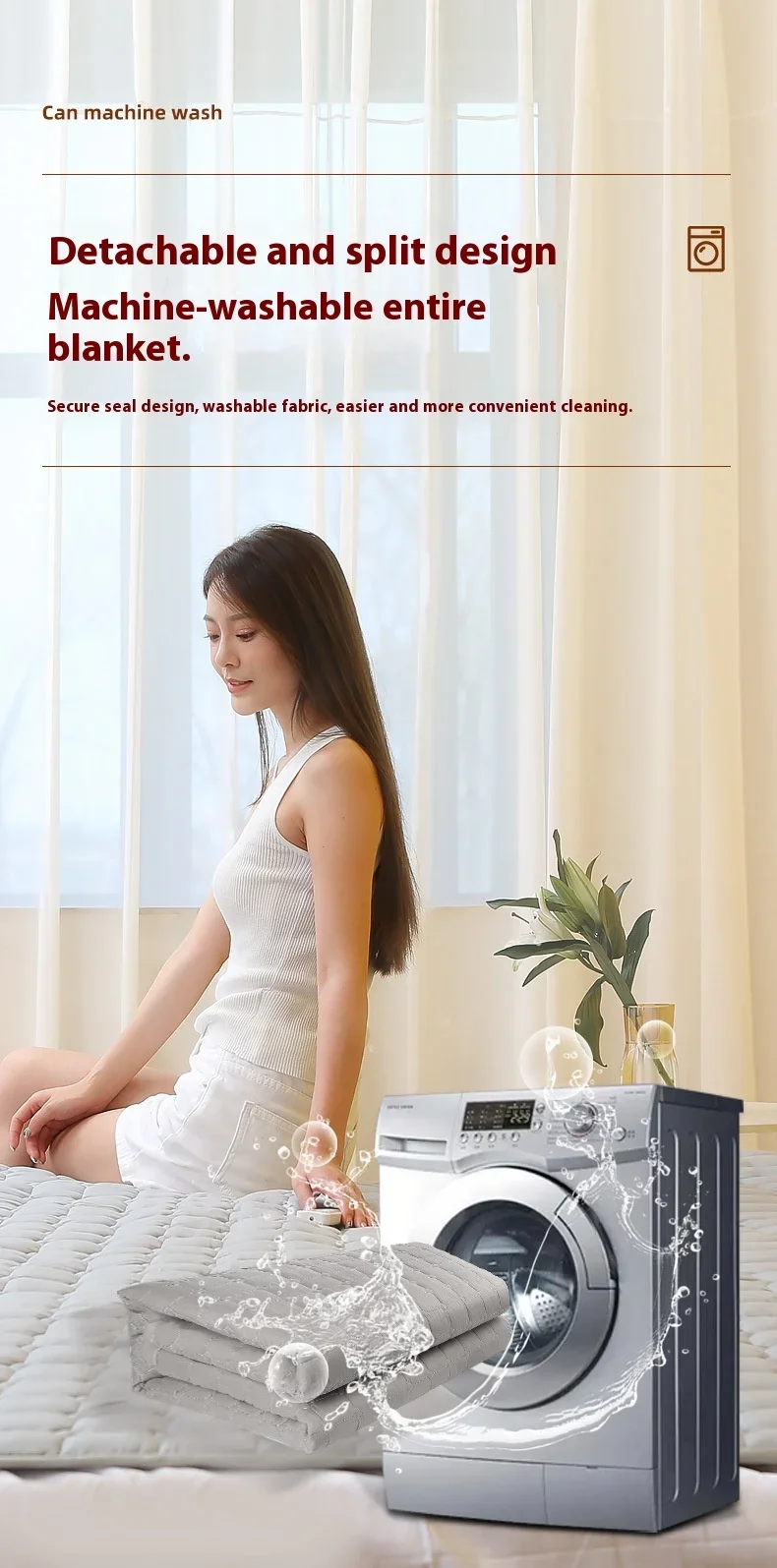 King Size Electric Blanket, 100%, AC 110V- - 240V - detail 26