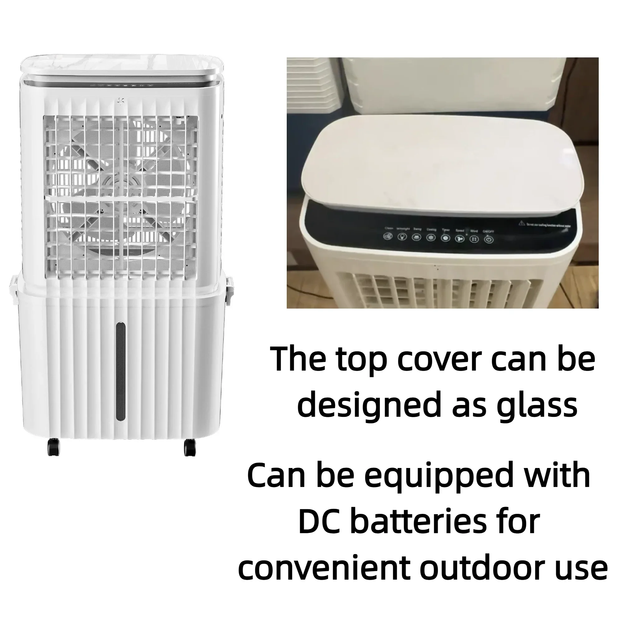 Evaporative Air Cooler, 30L, Plastic - detail 8