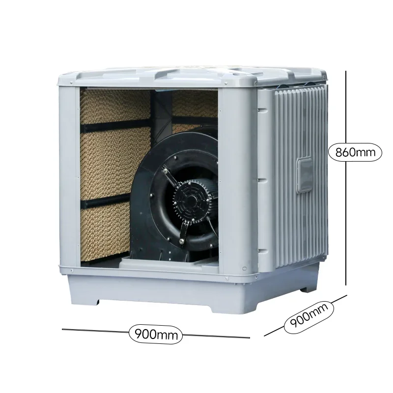 Mounted Industrial Swamp Cooler, Roof, Wall, Centrifugal - detail 10