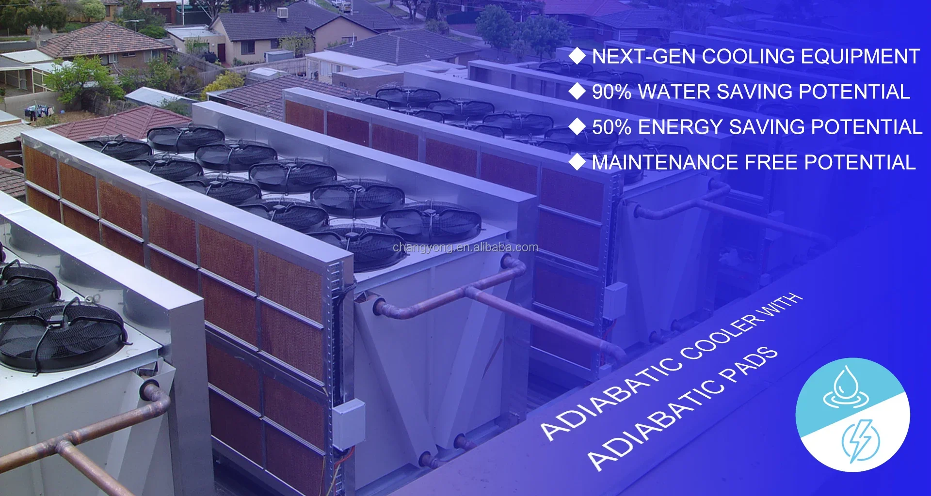 Dry Cooler, 100kw, customize, Stainless Steel - detail 6