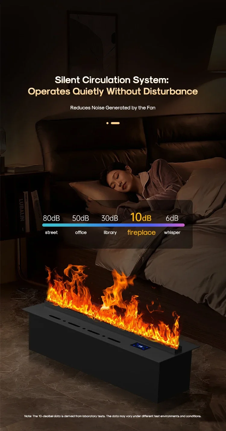 Electric Fireplace, 70-300cm, LED - detail 6