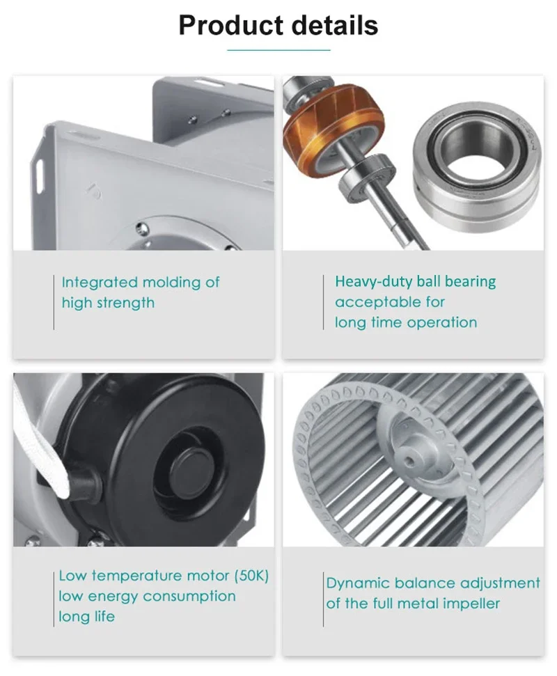 Inline Duct Fan, NUSSUN, DPT10-11, 100mm - detail 10