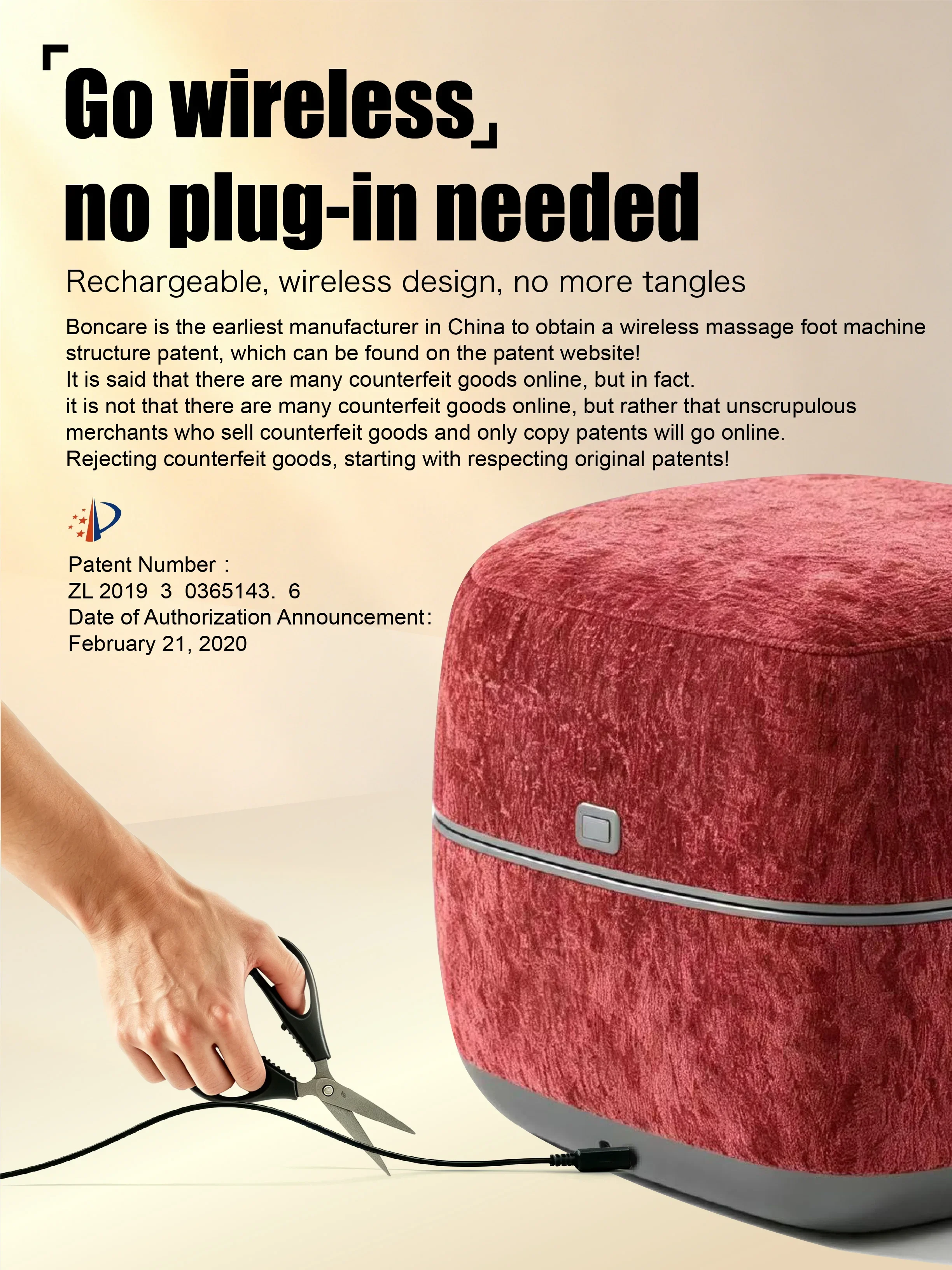 Foot Hand Warmers, F1, Built-In Battery, Foot Massager - detail 4