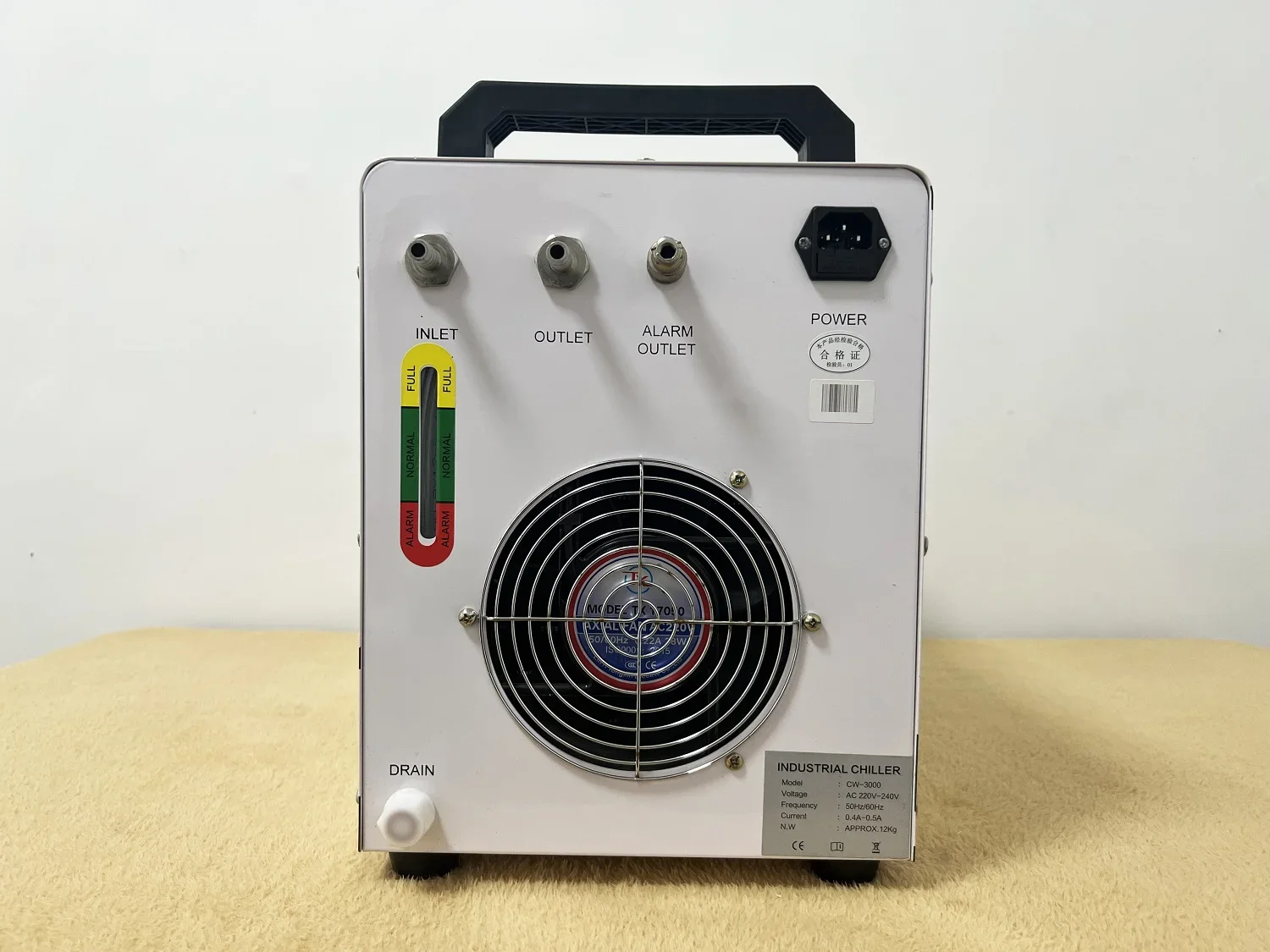 Industrial Chiller, Cw-3000, 220V, 0.5kw(0.67hp) - detail 8