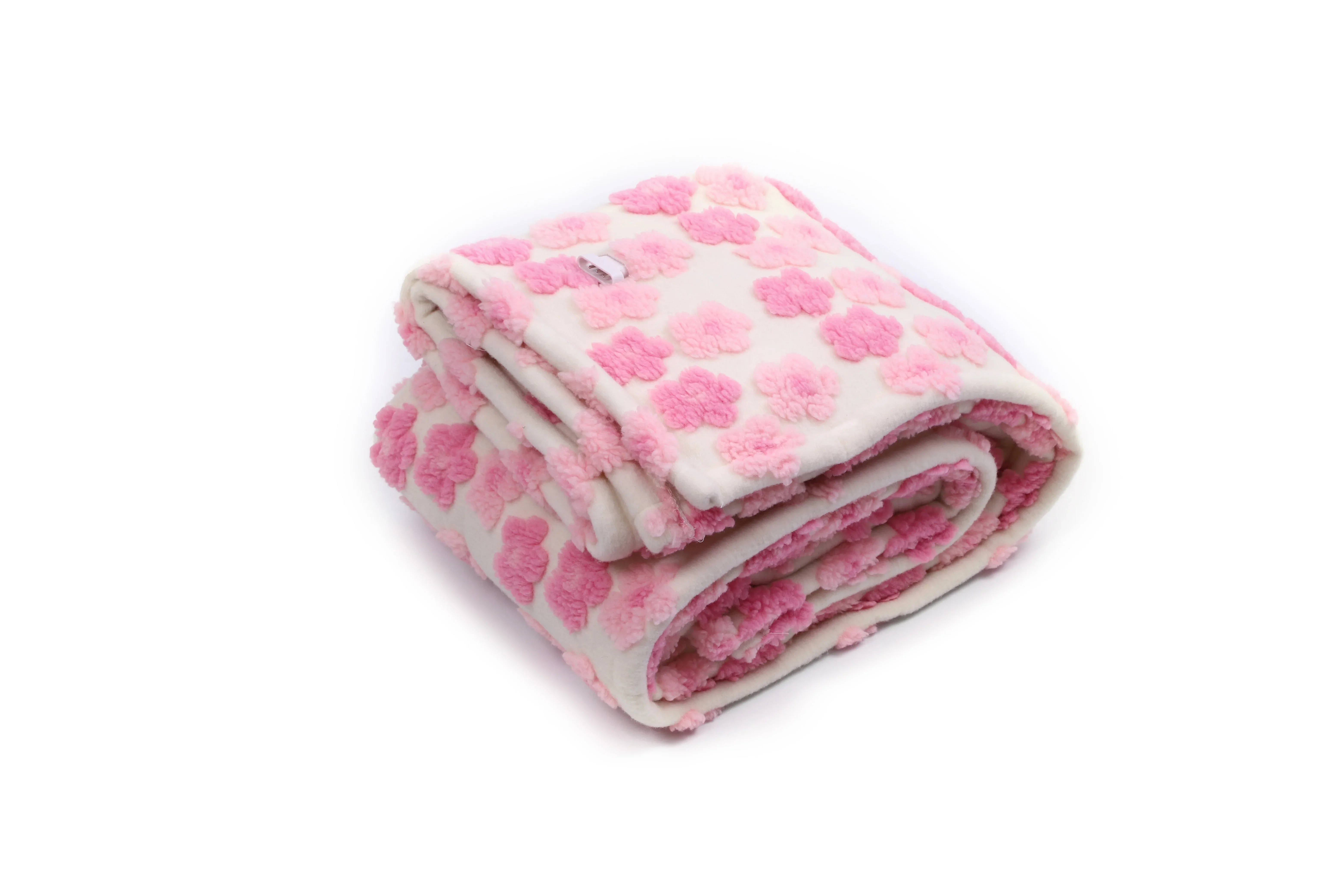 Portable Wearable Electric Blanket, 120V, soft coral fleece - detail 12