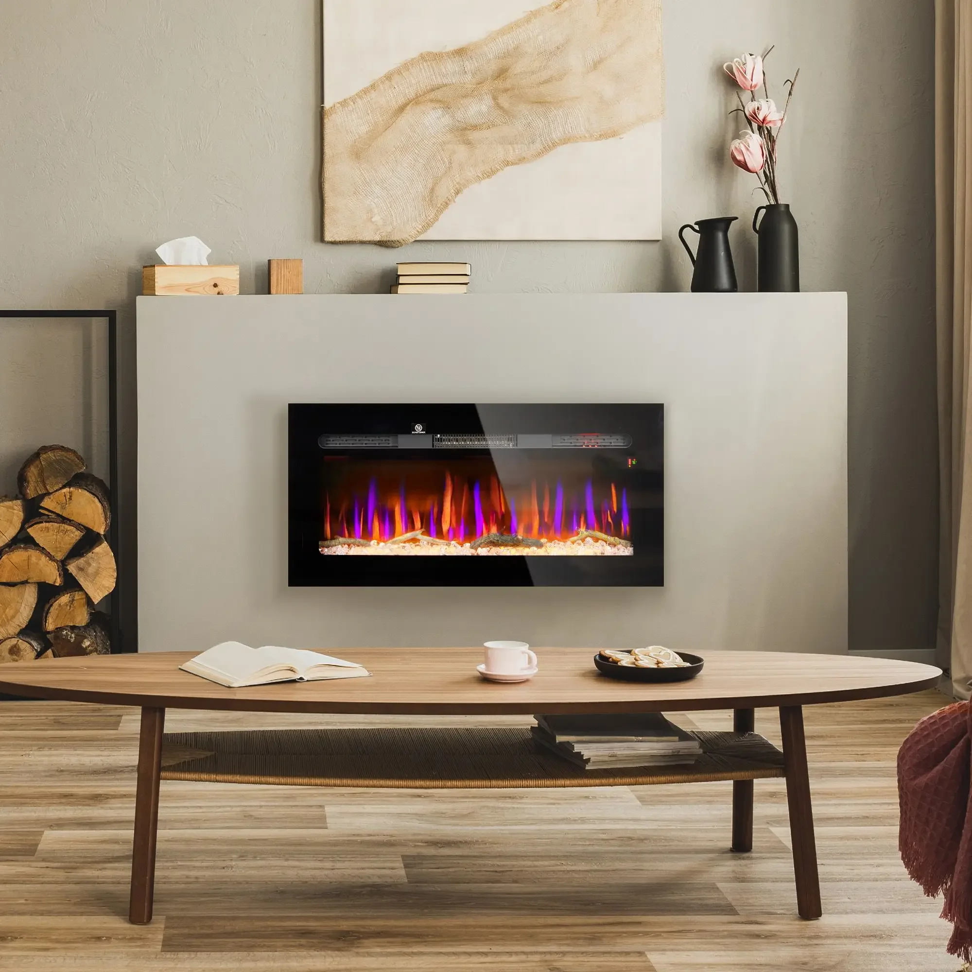 Wall-mounted Fireplace, D0100XF3SZP - detail 4