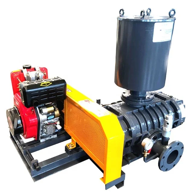 Roots Blower, 10hp, rotary aerator, 2" - detail 6