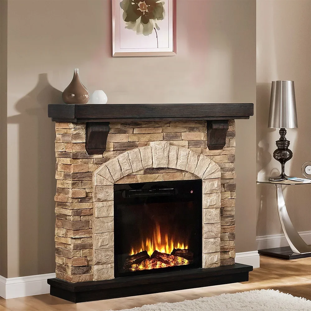 Electric Fireplace, 1500W, MGO - detail 6