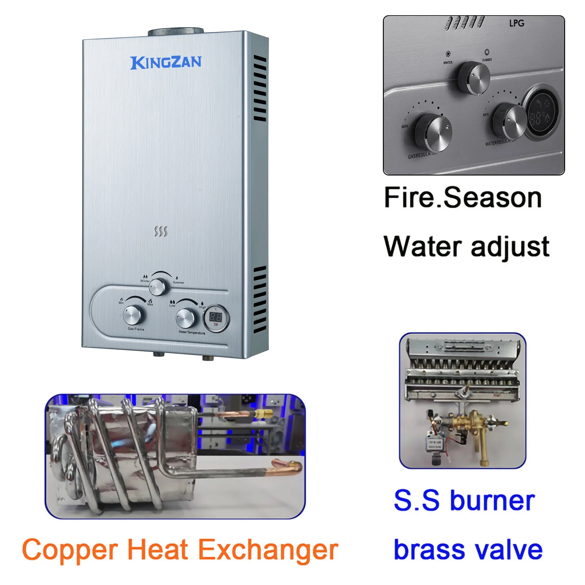 Gas Heater, Wall, 10L, 12L - detail 16