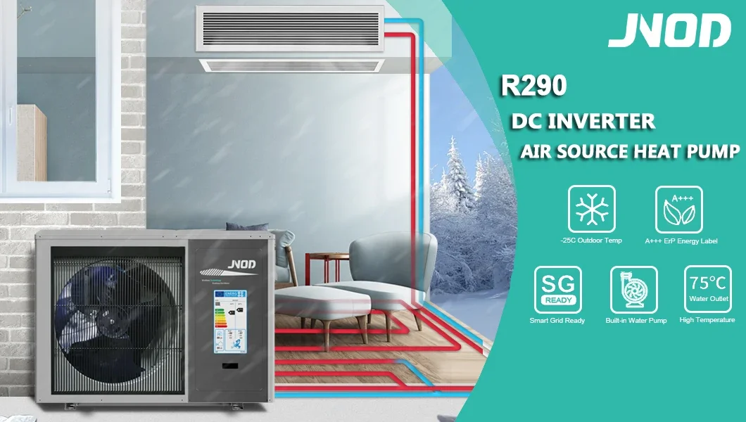Air Source Heat Pump, R290, 5kw, 7kw, 10kw - detail 2