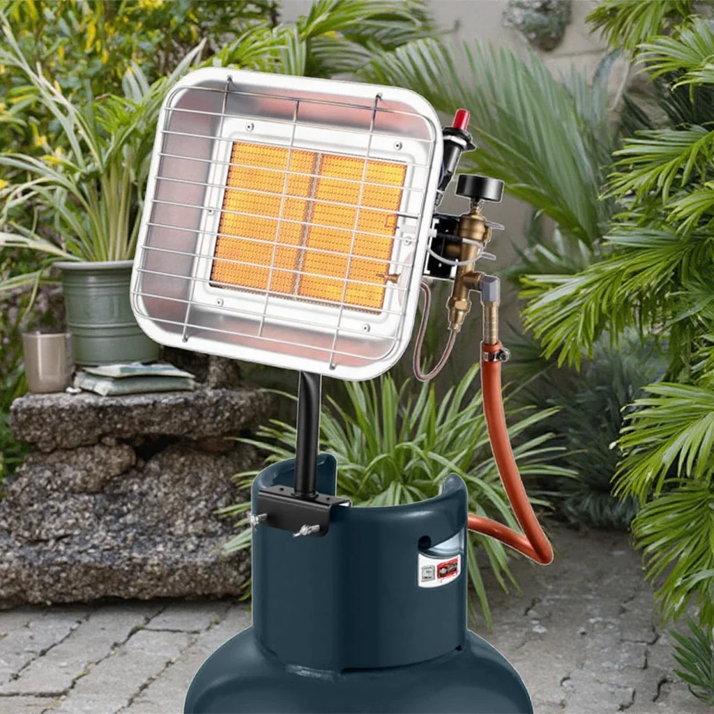 Patio Heater, Portable, Steel - detail 6
