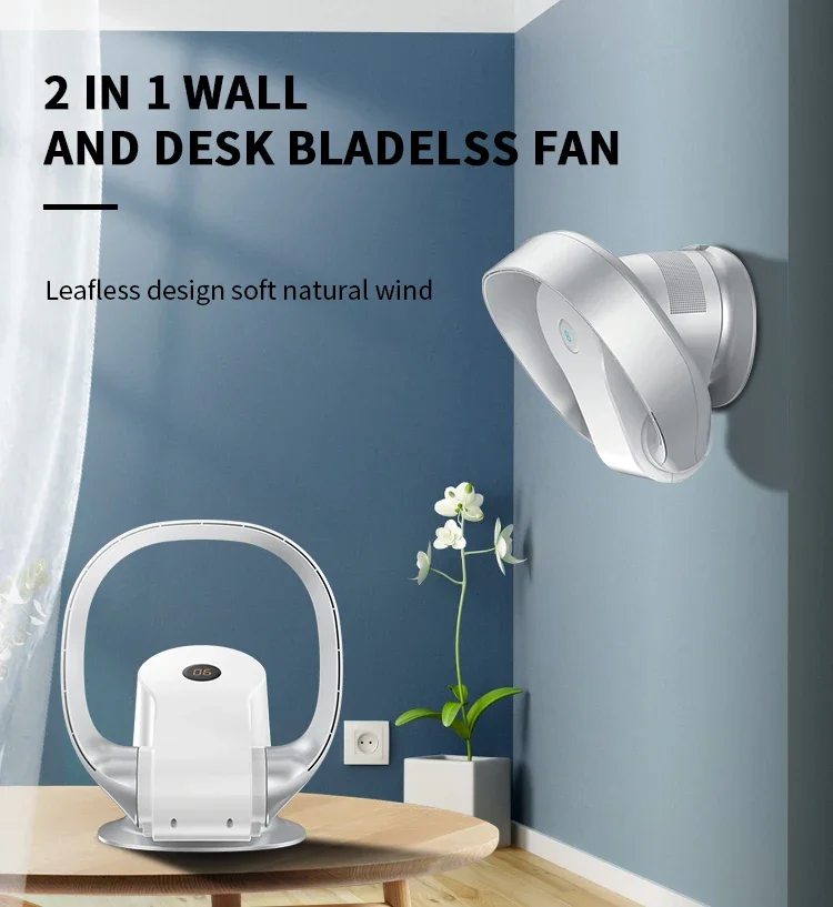Desk Wall Fan, Electric, Plastic - detail 6