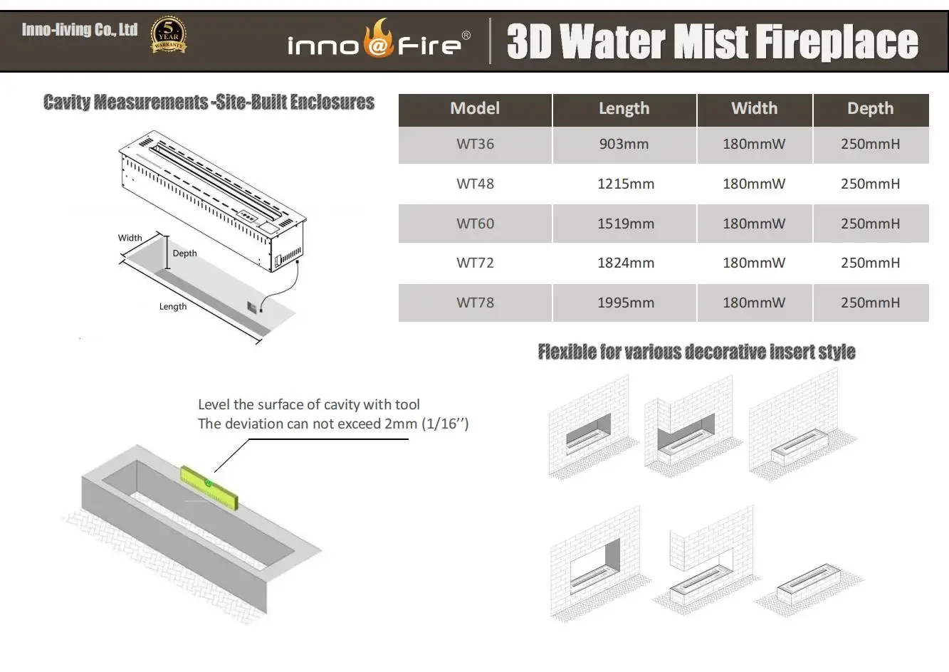 Electric Fireplace, 100V, 3 liter - detail 20