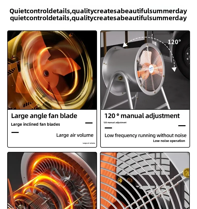 Blade Industrial Axial Fan, 220V, Aluminum - detail 30
