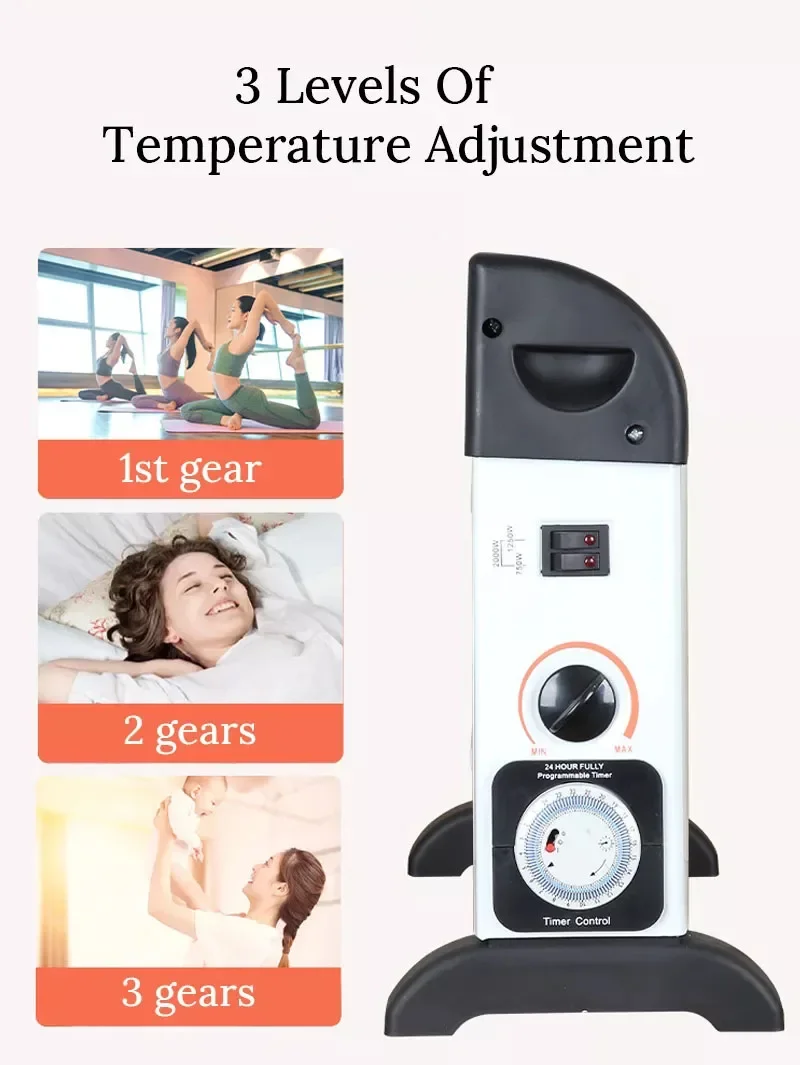 Electric Room Heater, Portable, 750W/1250W/2000W - detail 6