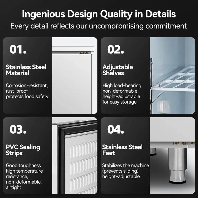 Door Straight Cold Plate, 220 V, 201 Stainless Steel - detail 50