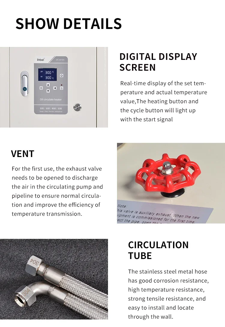 Control System Circulation Heater, 300, 380V, 0 ~ 300℃ - detail 8