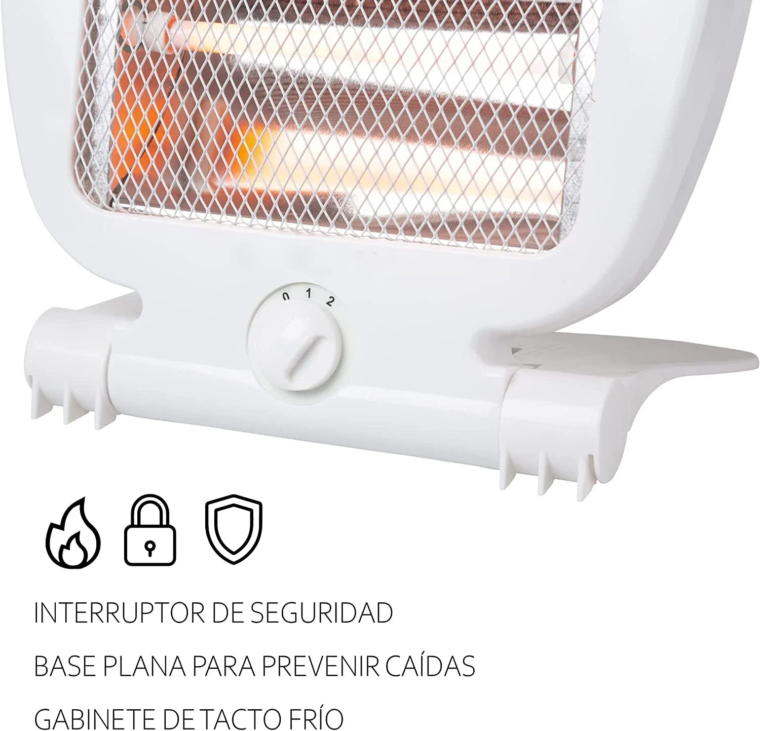 Infrared Halogen Quartz Heater, 400W/800W, Portable - detail 10