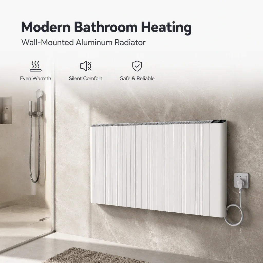 Aluminum Electric Radiator, AVONFLOW, Portable, Wall - detail 4