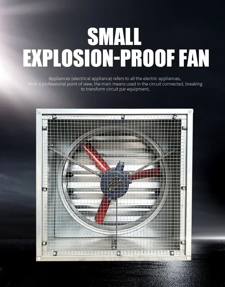 Mx-e600 Explosionproof Axial Blower, 5700m³/h, Explosion-Proof - detail 2