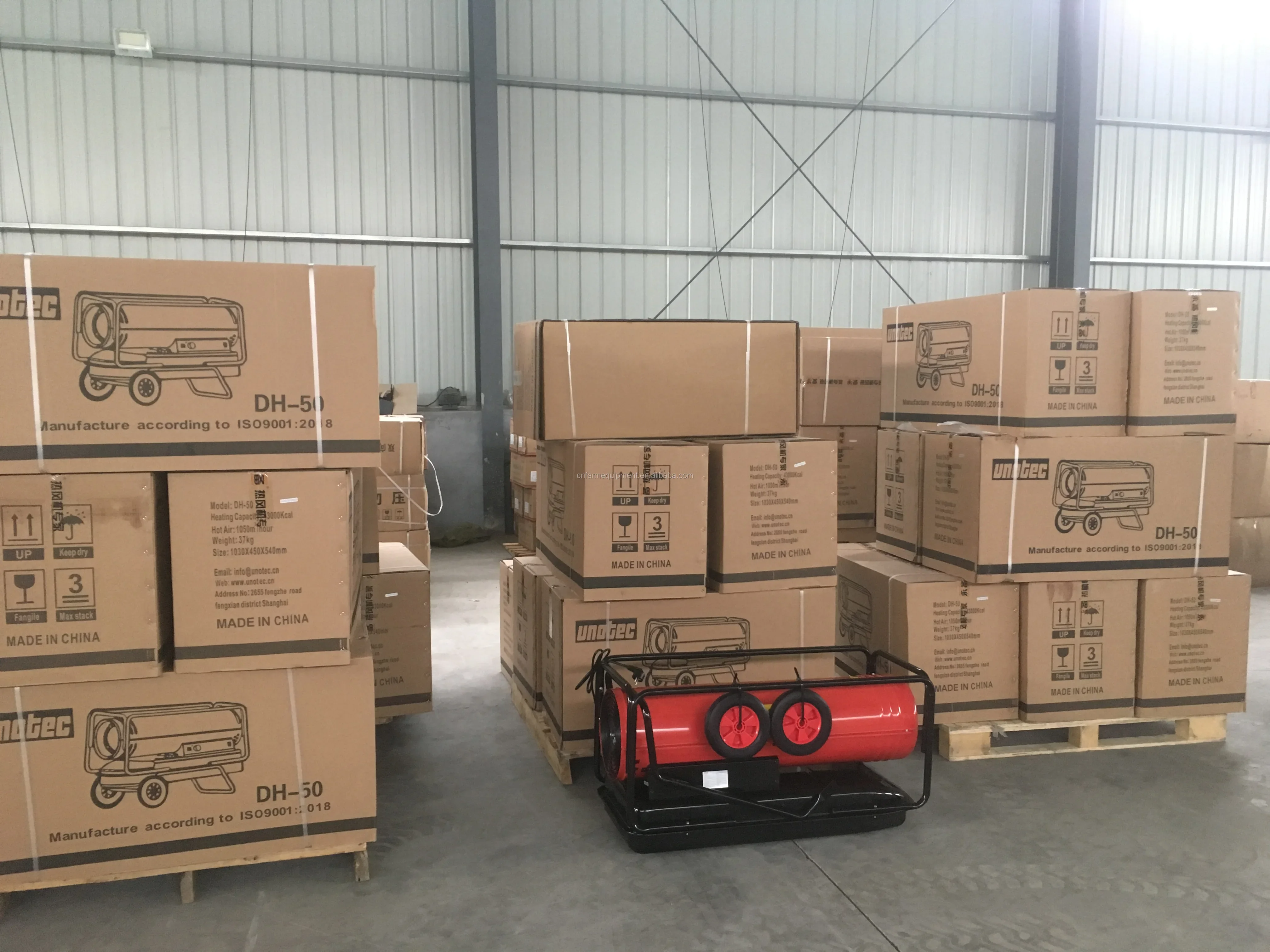 Kerosenediesel Forced Air Heater, Stainless, Steel, UNOTEC - detail 16