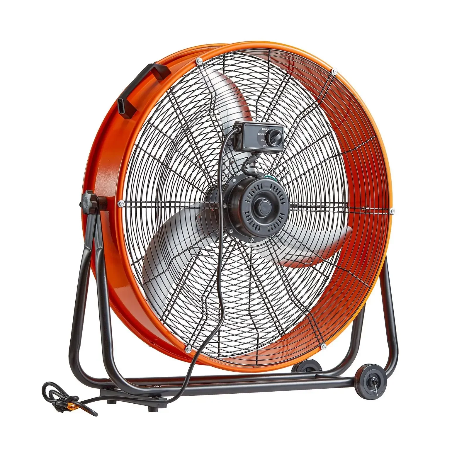 Heavy Duty Drum Fan, 24-Inch, 3-Speed, 8600, CFM - detail 4