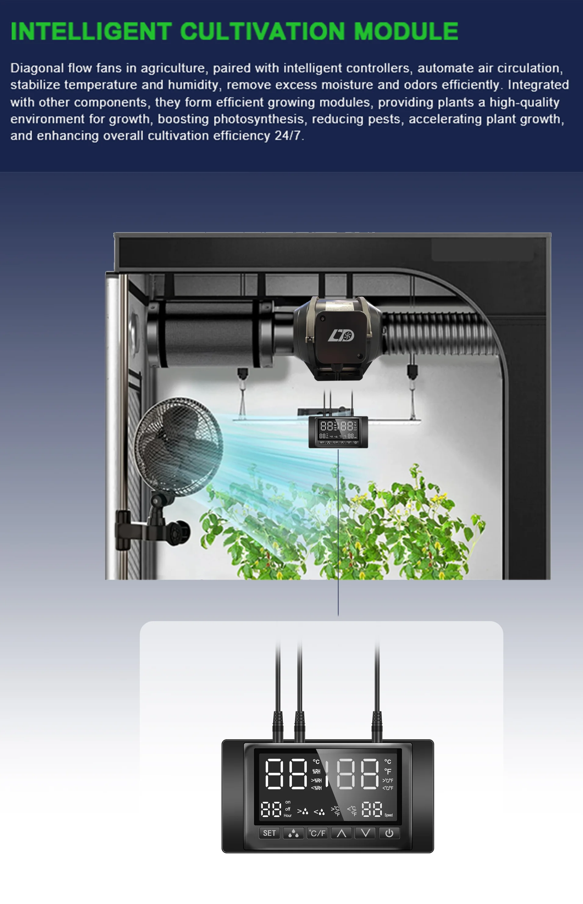 Duct Fan, 4", 110V/220V, 360m/h, 50dBA - detail 6