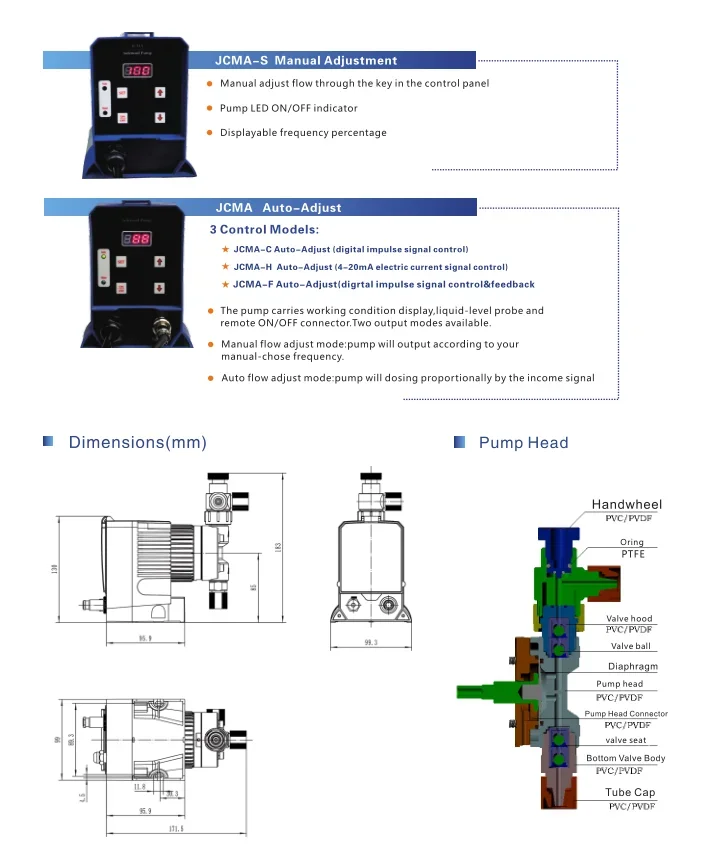 Pressure Diaphragm Solenoid Pump, JCMAY, 220V/380V - detail 8