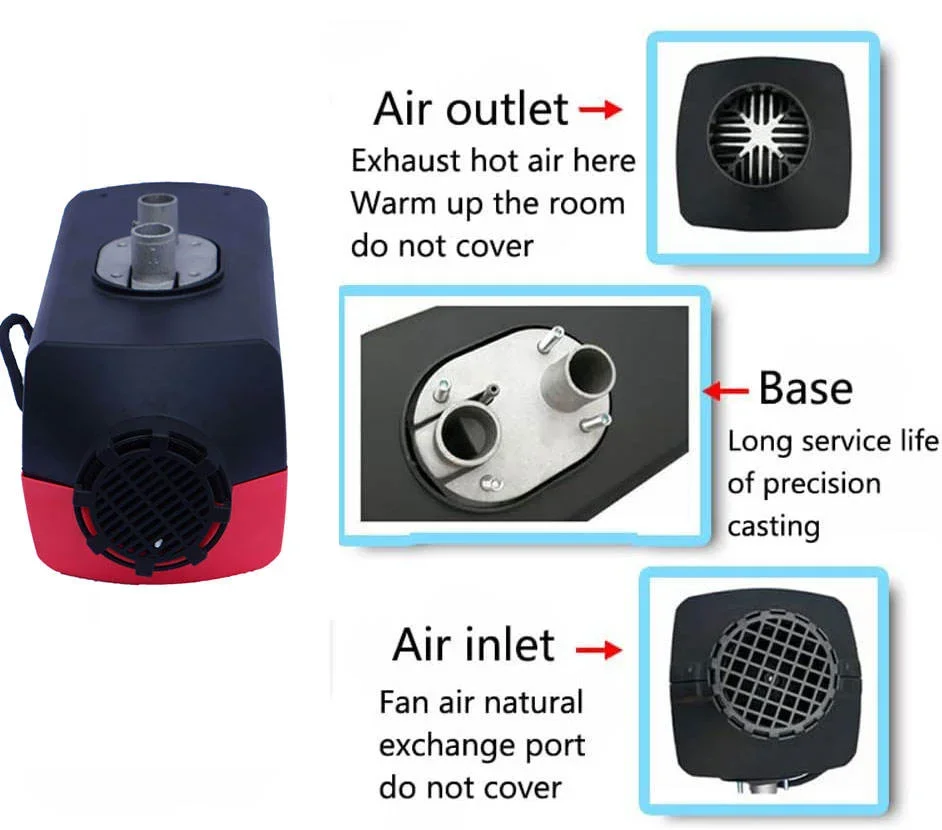 Camping Diesel Air Heater, 24V, 12V, 2kw, 5kw - detail 8