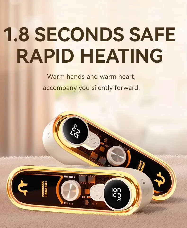 Hand Warmer, 5000mAh, LCD, LED, USB-C - detail 6