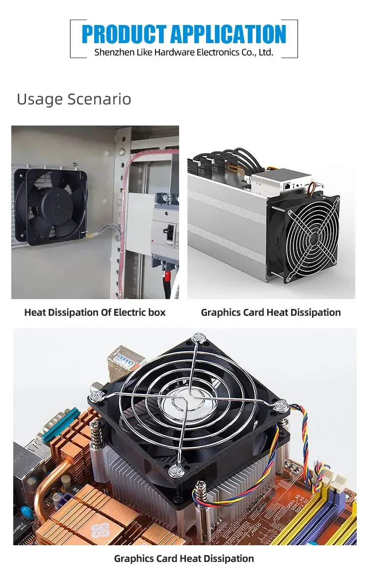 Centrifugal Blower, 8020, Axial, DC12V, 5V - detail 18